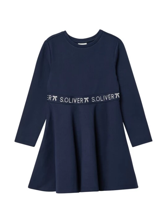 Foto van product s.Oliver Jurk donkerblauw / zilver