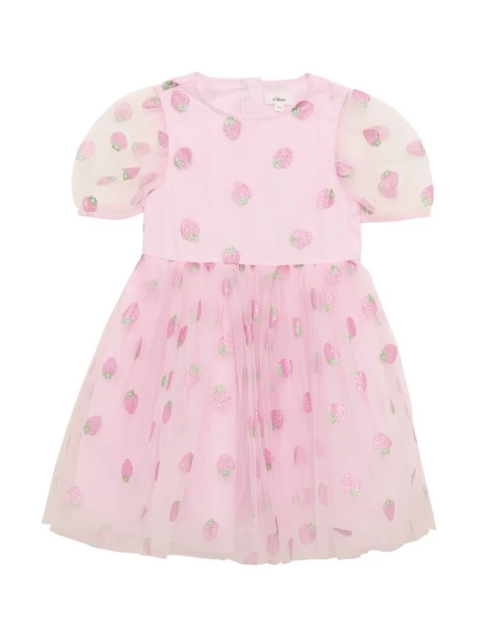 Foto van product s.Oliver Jurk groen / pink / rosa