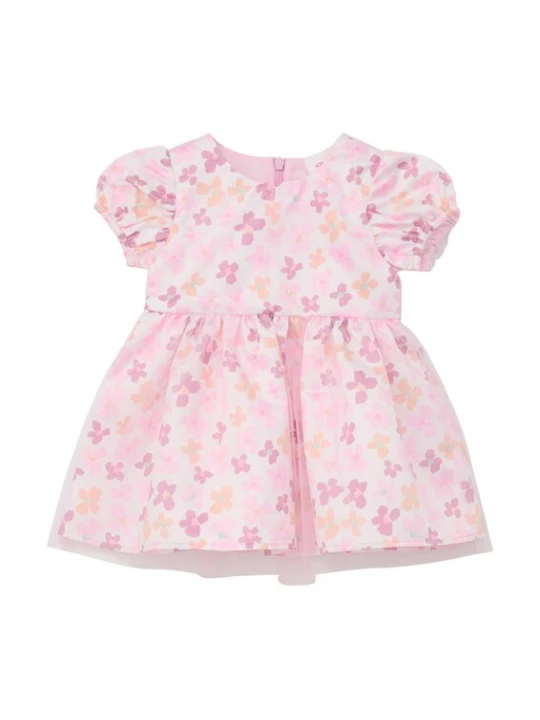 Foto van product s.Oliver Jurk mintgroen / abrikoos / rosa / wit