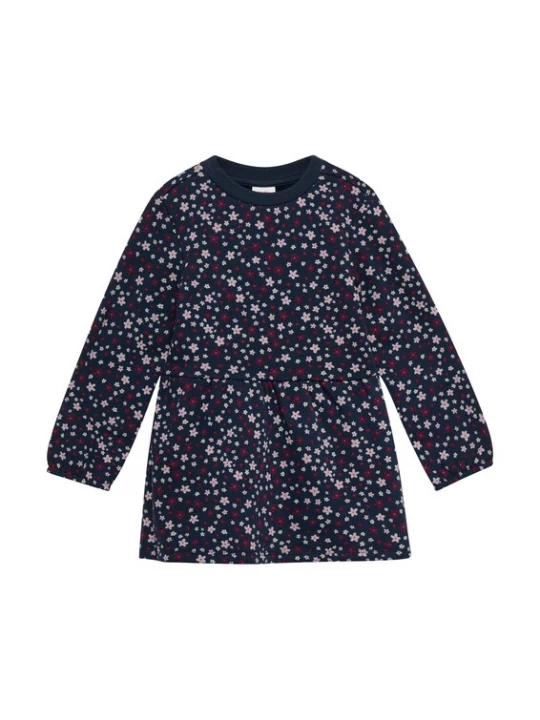 Foto van product s.Oliver Jurk navy / rosa / wijnrood / offwhite