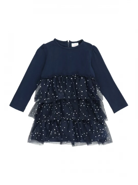 Foto van product s.Oliver Jurk navy / wit