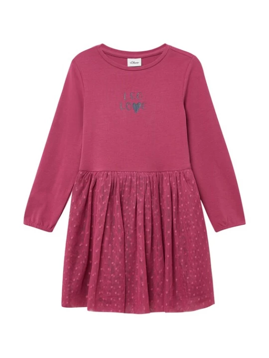 Foto van product s.Oliver Jurk pitaja roze / zilver
