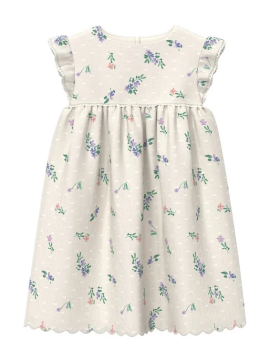 Foto van product s.Oliver Jurk taupe / donkergroen / lila / violetblauw