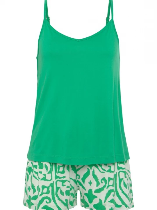 Foto van product s.Oliver Korte pyjama groen / wit