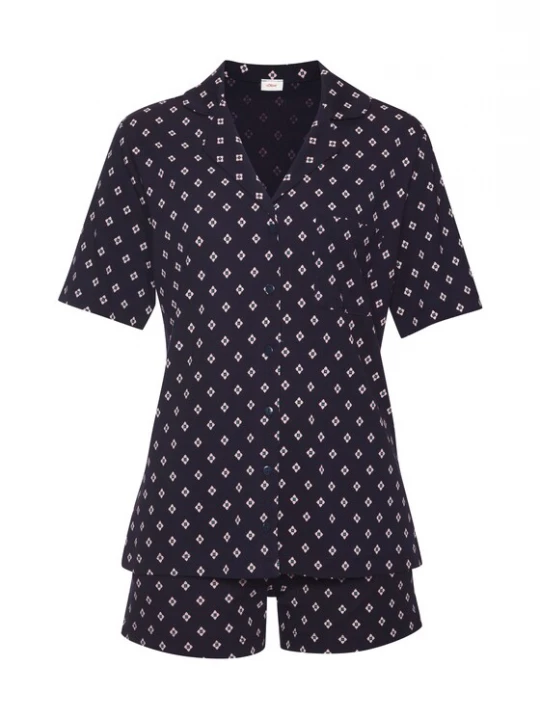 Foto van product s.Oliver Korte pyjama marine / lichtblauw / pastelroze