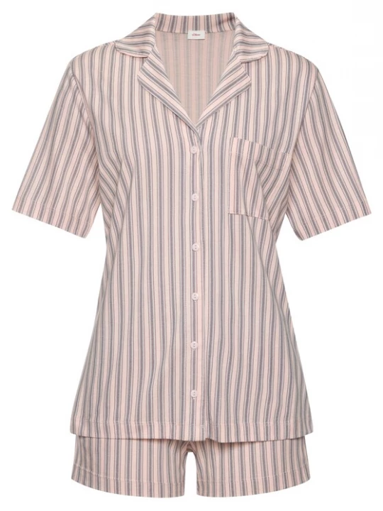 Foto van product s.Oliver Korte pyjama navy / aqua / rosa