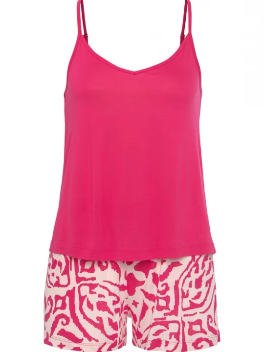Foto van product s.Oliver Korte pyjama pink / wit