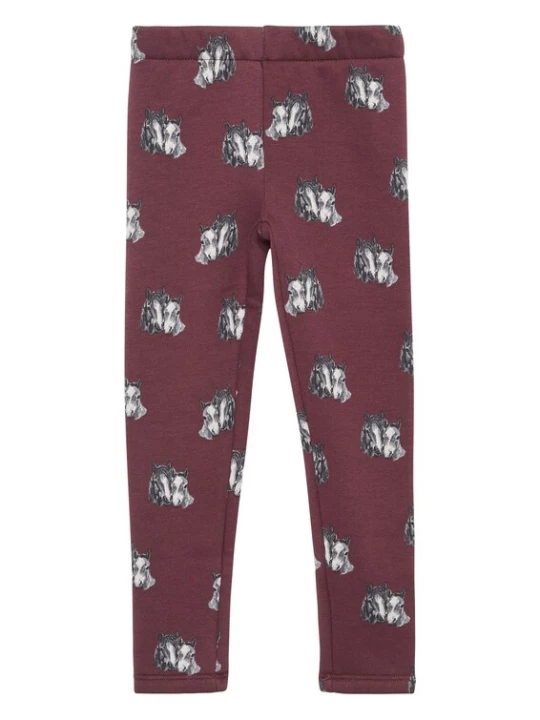 Foto van product s.Oliver Leggings grijs / lichtgrijs / bordeaux / zwart