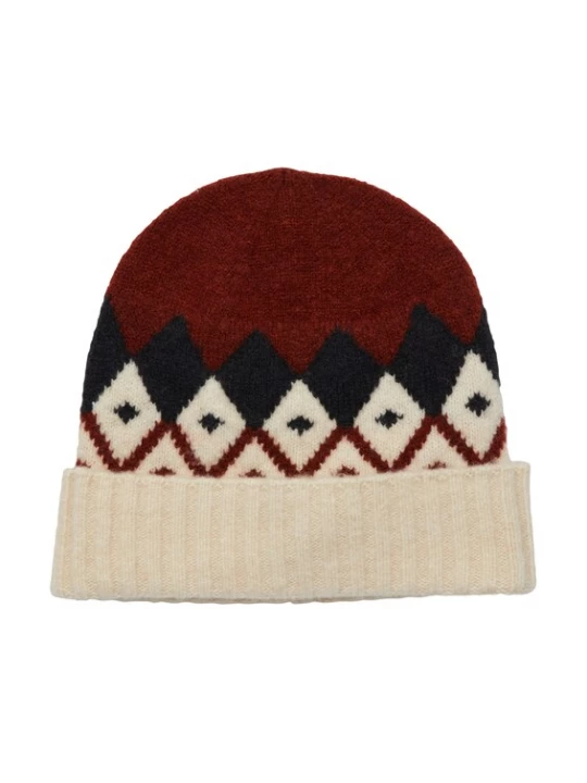 Foto van product s.Oliver Muts beige / nachtblauw / donkerrood