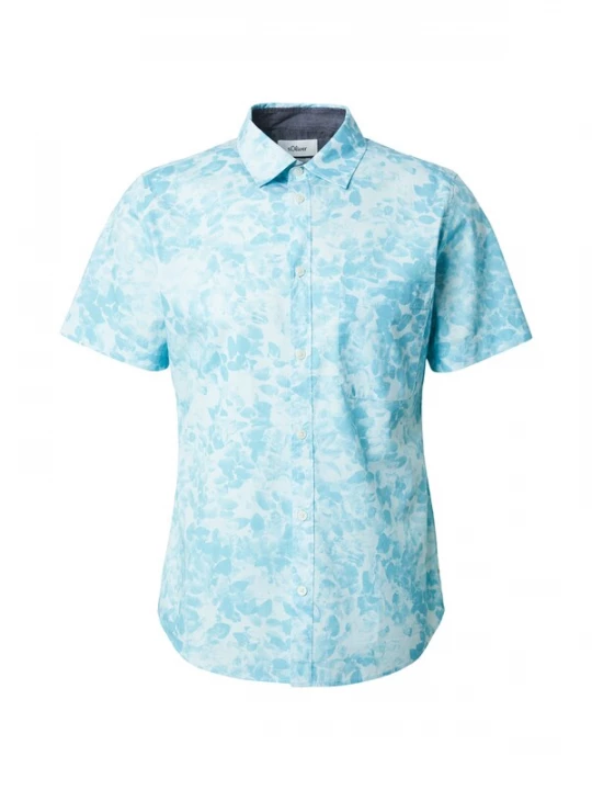 Foto van product s.Oliver Overhemd aqua / pastelblauw
