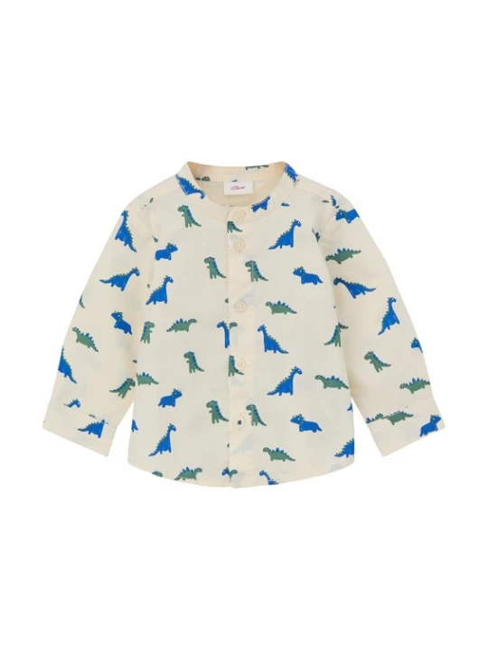 Foto van product s.Oliver Overhemd beige / blauw / groen
