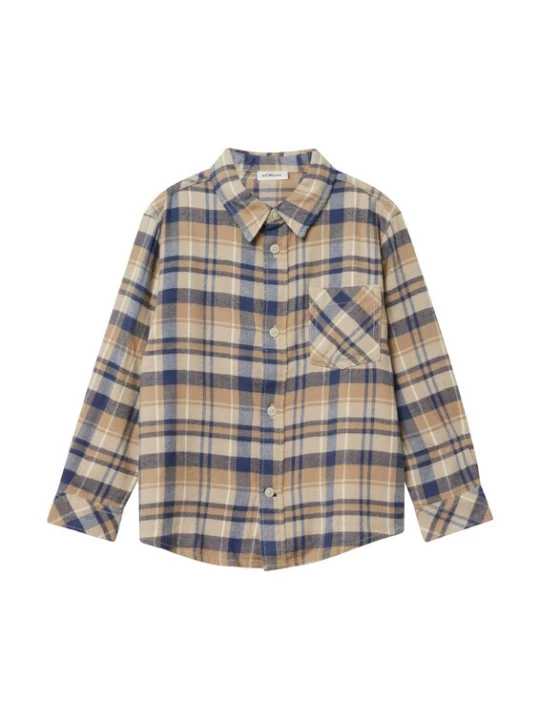 Foto van product s.Oliver Overhemd beige / ecru / navy