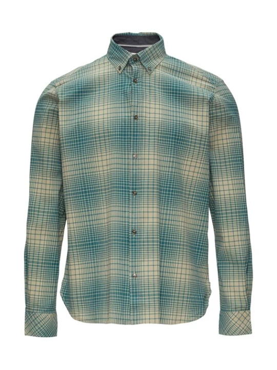 Foto van product s.Oliver Overhemd beige / petrol