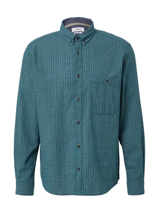 Foto van product s.Oliver Overhemd blauw / petrol
