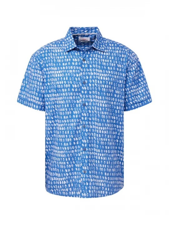 Foto van product s.Oliver Overhemd blauw / wit