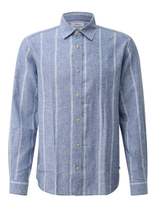 Foto van product s.Oliver Overhemd blauw / wit