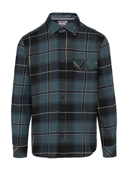 Foto van product s.Oliver Overhemd blauw / zwart / wit
