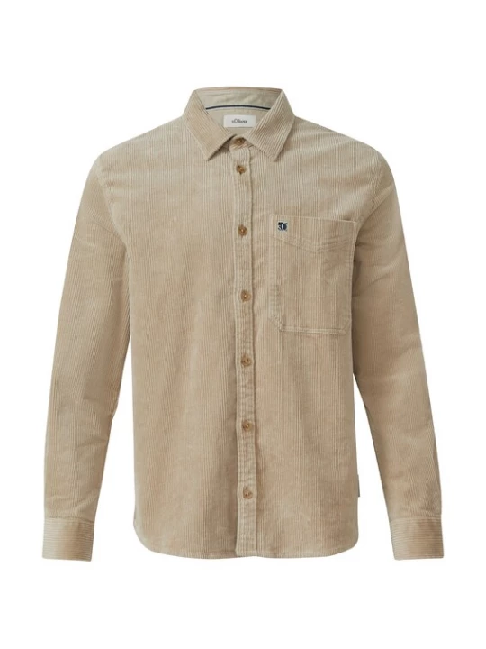 Foto van product s.Oliver Overhemd donkerbeige