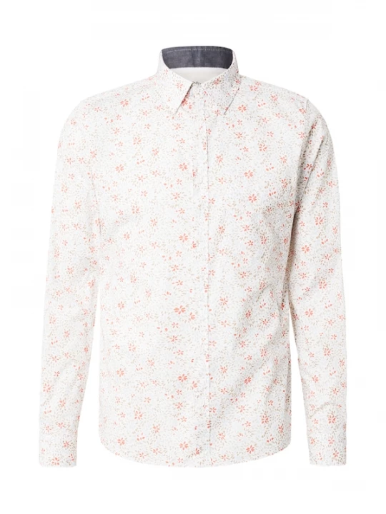 Foto van product s.Oliver Overhemd donkerbeige / pastelblauw / rood / wit