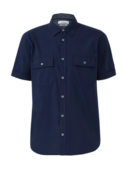 Foto van product s.Oliver Overhemd donkerblauw