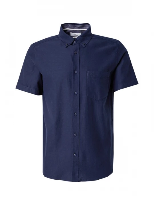Foto van product s.Oliver Overhemd donkerblauw