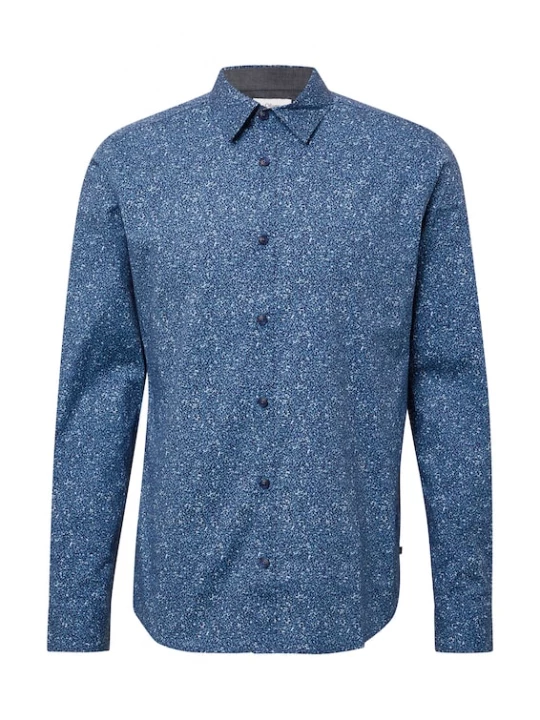 Foto van product s.Oliver Overhemd duifblauw / donkerblauw / wit