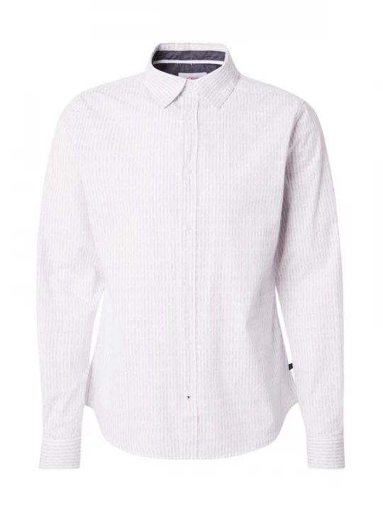 Foto van product s.Oliver Overhemd indigo / wit
