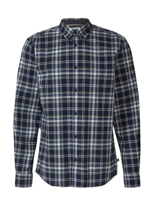Foto van product s.Oliver Overhemd navy / grijs / lichtgroen