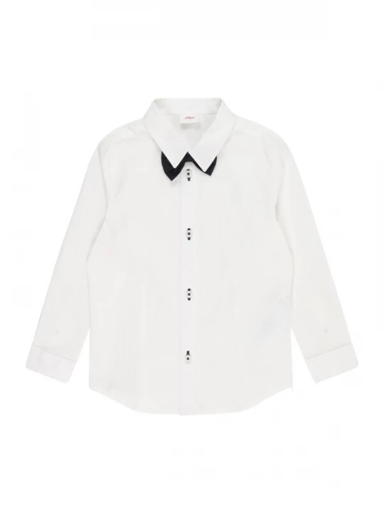 Foto van product s.Oliver Overhemd navy / wit