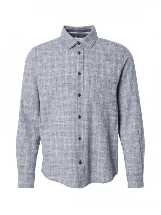 Foto van product s.Oliver Overhemd navy / wit