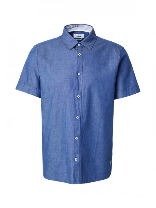 Foto van product s.Oliver Overhemd smoky blue / enziaan