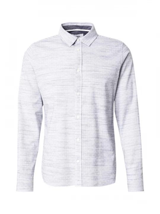 Foto van product s.Oliver Overhemd smoky blue / wit