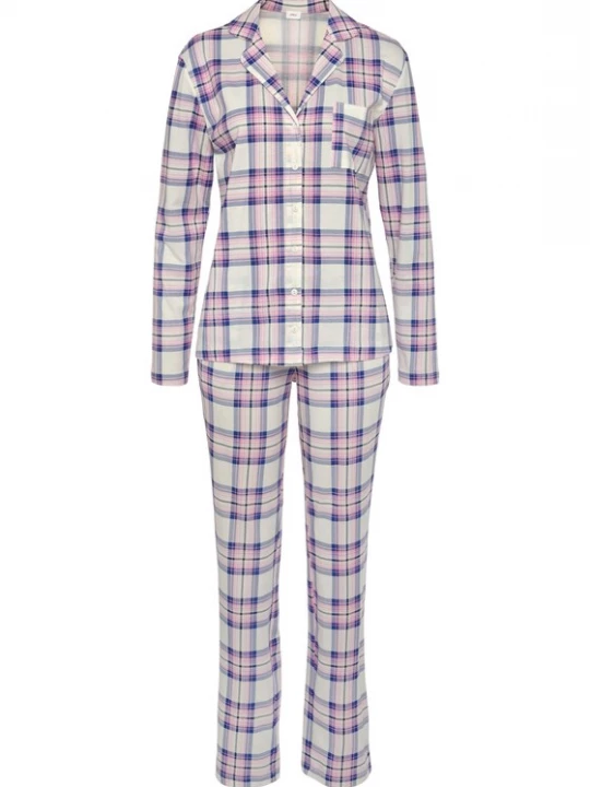 Foto van product s.Oliver Pyjama blauw / grijs / pink / zwart