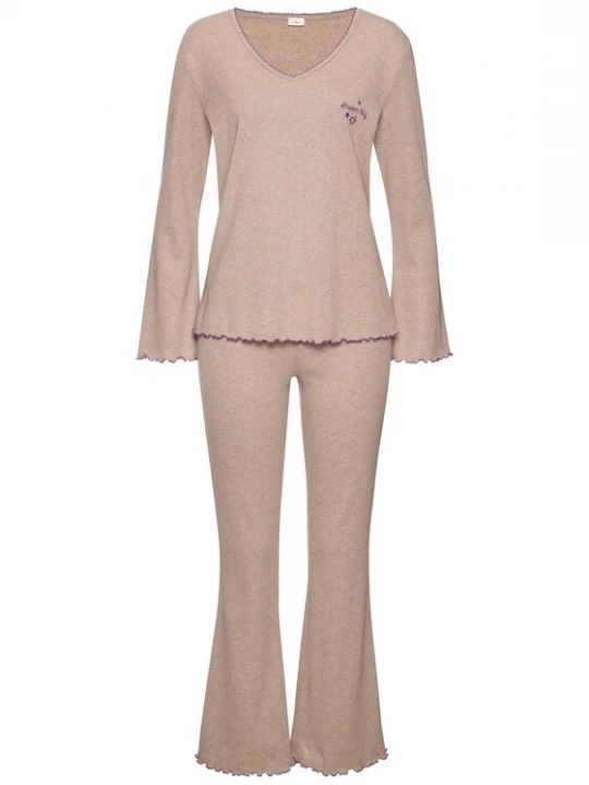 Foto van product s.Oliver Pyjama bruin / lila