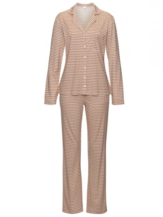 Foto van product s.Oliver Pyjama gemengde kleuren / abrikoos / lichtoranje