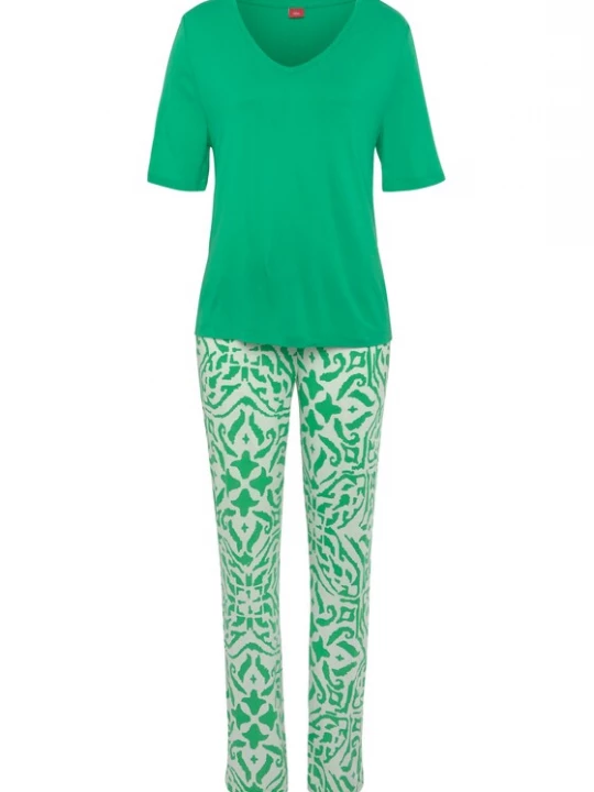 Foto van product s.Oliver Pyjama groen / wit