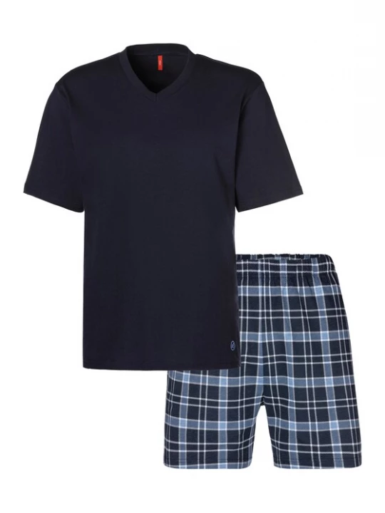 Foto van product s.Oliver Pyjama kort lichtblauw / donkerblauw / wit