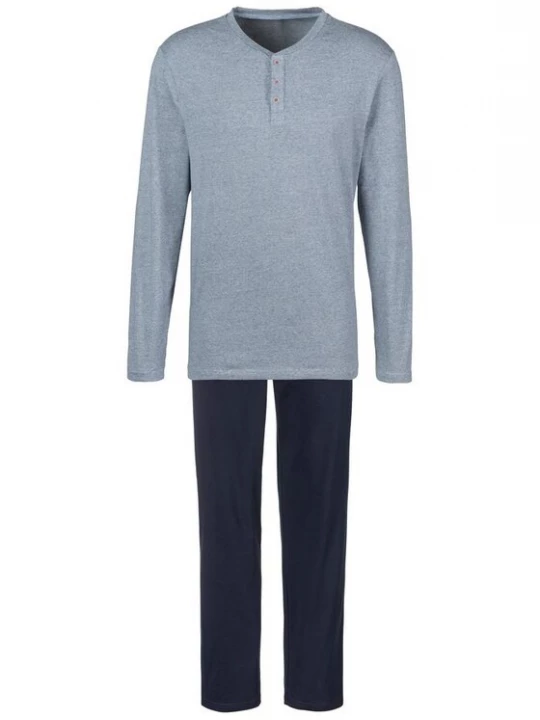 Foto van product s.Oliver Pyjama lang navy / lichtblauw