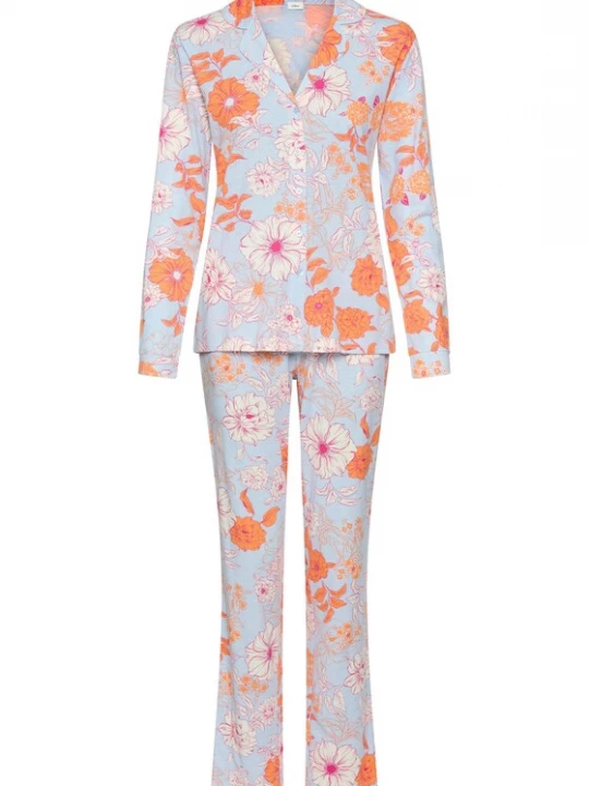 Foto van product s.Oliver Pyjama lichtblauw / oranje / pink / wit
