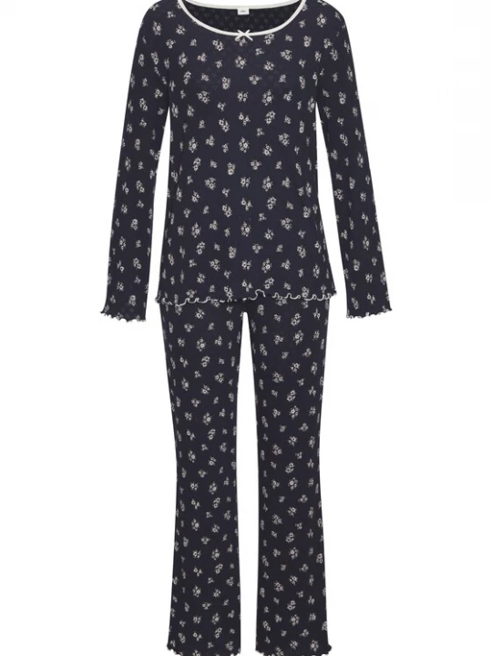 Foto van product s.Oliver Pyjama marine / donkergrijs / offwhite
