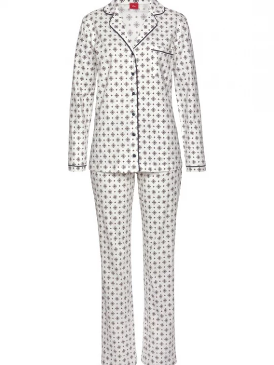 Foto van product s.Oliver Pyjama marine / lichtblauw / lichtbruin / wit