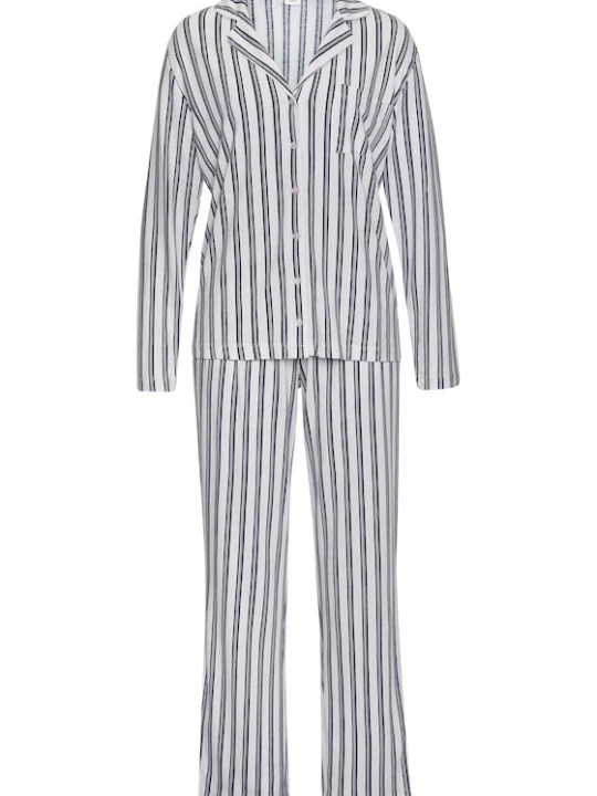 Foto van product s.Oliver Pyjama marine / zwart / wit