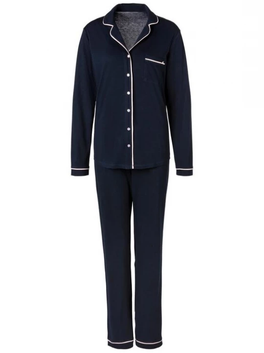 Foto van product s.Oliver Pyjama nachtblauw / wit