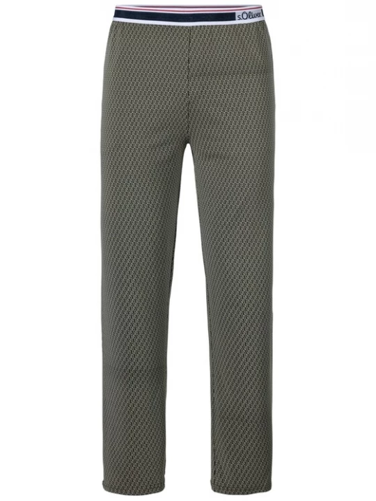 Foto van product s.Oliver Pyjamabroek beige / navy / zwart / wit