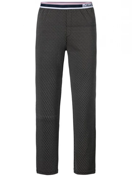 Foto van product s.Oliver Pyjamabroek crème / navy / zwart / wit