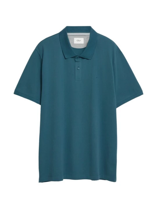 Foto van product s.Oliver Red Label Big & Tall Shirt cyaan blauw