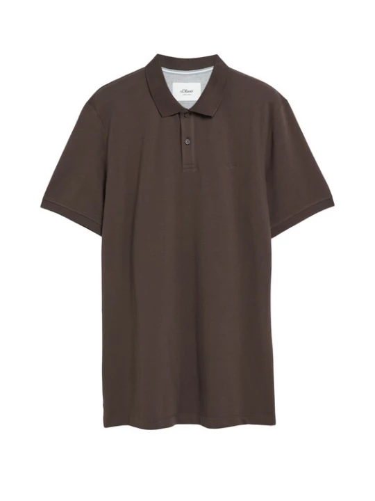 Foto van product s.Oliver Red Label Big & Tall Shirt donkerbruin