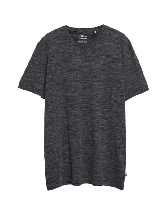 Foto van product s.Oliver Red Label Big & Tall Shirt zwart