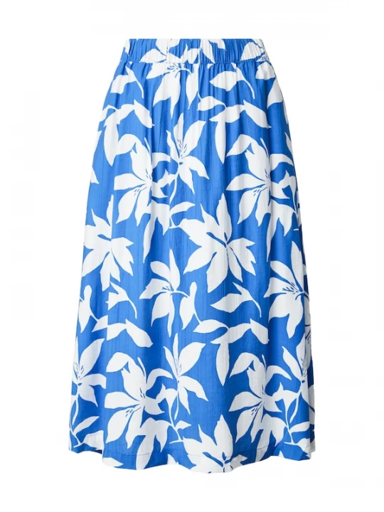 Foto van product s.Oliver Rok royal blue / koningsblauw / wit