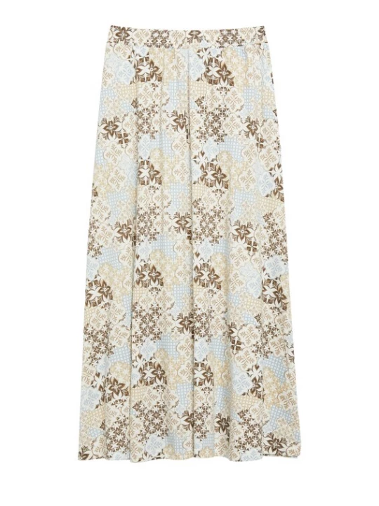 Foto van product s.Oliver Rok sand / blauw / bruin / wit